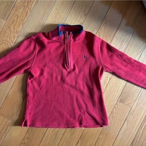 Polo- Ralph Lauren -Boy’s Red Half-Zip Pullover